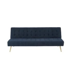 Baita Banquette NINO Convertible Velours Côtelé Bleu Foncé