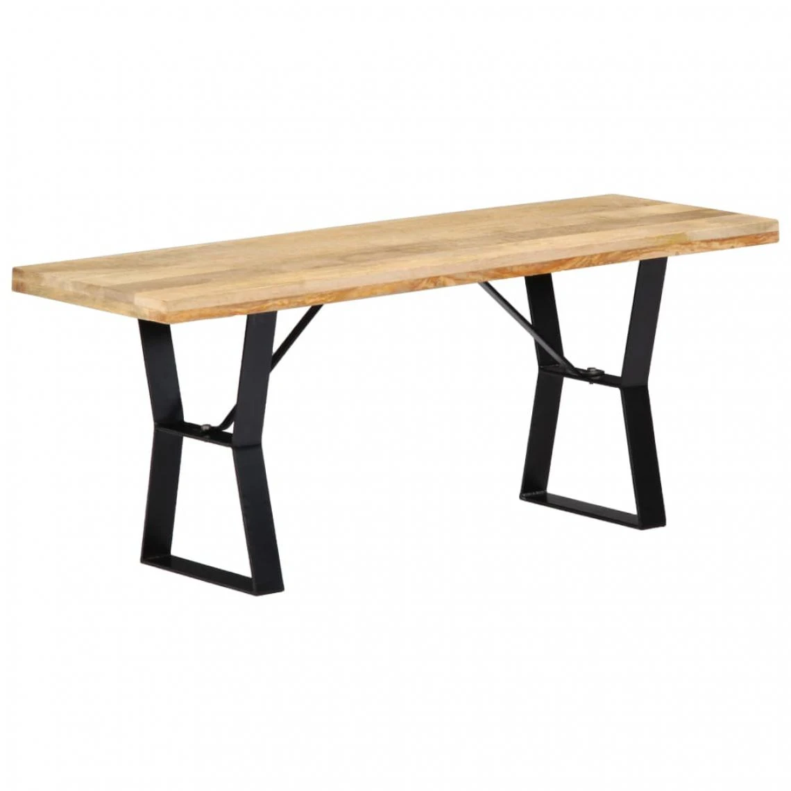 HELLOSHOP26 Banquette Pouf Tabouret Meuble Banc 110 Cm Bois De Manguier Massif 300... 3 HELLOSHOP26 Banquette Pouf Tabouret Meuble Banc 110 Cm Bois De Manguier Massif 300...