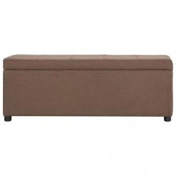 HELLOSHOP26 Banquette Pouf Tabouret Meuble Banc Avec Compartiment De Rangement 116... 9 HELLOSHOP26 Banquette Pouf Tabouret Meuble Banc Avec Compartiment De Rangement 116... -Vente-unique shop banquette pouf tabouret meuble banc avec compartiment de rangement 116 cm marron polyester 3002057 11031866 28815524 1140x1140