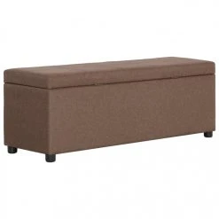 HELLOSHOP26 Banquette Pouf Tabouret Meuble Banc Avec Compartiment De Rangement 116... 11 HELLOSHOP26 Banquette Pouf Tabouret Meuble Banc Avec Compartiment De Rangement 116... -Vente-unique shop banquette pouf tabouret meuble banc avec compartiment de rangement 116 cm marron polyester 3002057 11031866 28815528 1140x1140
