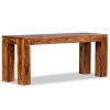 HELLOSHOP26 Banquette Pouf Tabouret Meuble Banc Bois Massif 110 Cm 3002238
