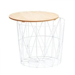 BUT Bout De Canapé Filaire CROSS Blanc -Vente-unique shop bout de canape filaire cross blanc 9164121 23924463 1140x1140