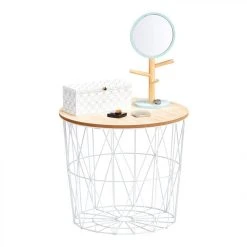 BUT Bout De Canapé Filaire CROSS Blanc -Vente-unique shop bout de canape filaire cross blanc 9164121 23924465 1140x1140