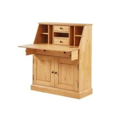 Vente-unique Secrétaire En Pin Et MDF - Coloris : Naturel Clair - CLEORE -Vente-unique shop bureau 376383