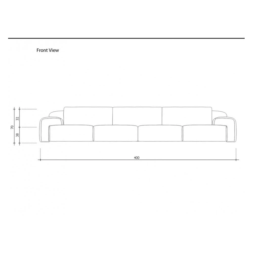 Vente-unique Canapé Panoramique 7 Places En Simili SICILE - Bicolore Blanc Et Gris 6 Vente-unique Canapé Panoramique 7 Places En Simili SICILE - Bicolore Blanc Et Gris – Image 4
