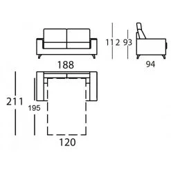 Inside 75 Canapé 2-3 Places EMPIRE Convertible Ouverture RAPIDO 120*195*14cm Mi... -Vente-unique shop canape 2 3 places empire convertible ouverture rapido 12019514cm microfibre orange 7840657 19812873 1200x1200