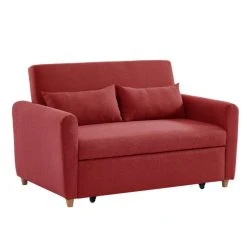 Vente-unique Canapé 2 Places Convertible En Tissu AYLA - Rouge 10 Vente-unique Canapé 2 Places Convertible En Tissu AYLA - Rouge -Vente-unique shop canape 2 places convertible en tissu ayla rouge 8239929 21000301 1140x1140