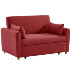 Vente-unique Canapé 2 Places Convertible En Tissu AYLA - Rouge 11 Vente-unique Canapé 2 Places Convertible En Tissu AYLA - Rouge -Vente-unique shop canape 2 places convertible en tissu ayla rouge 8239929 21000303 1140x1140