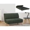 Vente-unique Canapé 2 Places Convertible En Velours Côtelé PALULA - Vert Foncé -Vente-unique shop canape 2 places convertible en velours cotele palula vert fonce 8238239 20992355 1140x1140