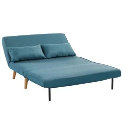 Vente-unique Canapé 2 Places Convertible POSIO En Tissu - Bleu -Vente-unique shop canape 2 places convertible posio en tissu bleu 8237801 20990317 1140x1140