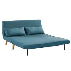 Vente-unique Canapé 2 Places Convertible POSIO En Tissu - Bleu -Vente-unique shop canape 2 places convertible posio en tissu bleu 8237801 20990319 1140x1140