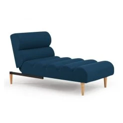 Vente-unique Méridienne Convertible En Tissu CIVAL - Bleu -Vente-unique shop canape 270261