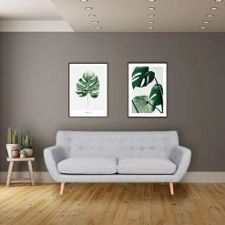 MES Canapé 3 Places 180x80x81 Cm En Tissu Gris Clair - VOLOOS