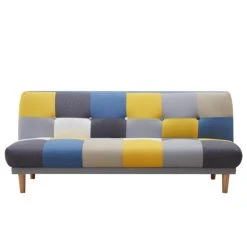 Vente-unique Canapé 3 Places Convertible Clic-clac En Tissu MARDAG - Patchwork Gri... 10 Vente-unique Canapé 3 Places Convertible Clic-clac En Tissu MARDAG - Patchwork Gri... -Vente-unique shop canape 3 places clic clac en tissu mardag patchwork gris bleu jaune 8242499 21010183 1140x1140