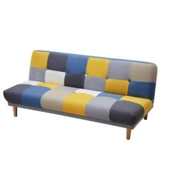 Vente-unique Canapé 3 Places Convertible Clic-clac En Tissu MARDAG - Patchwork Gri... 11 Vente-unique Canapé 3 Places Convertible Clic-clac En Tissu MARDAG - Patchwork Gri... -Vente-unique shop canape 3 places clic clac en tissu mardag patchwork gris bleu jaune 8242499 21010185 1140x1140