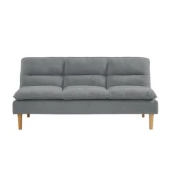 Vente-unique Canapé 3 Places Convertible Clic-clac En Tissu CHARLISE - Gris -Vente-unique shop canape 3 places convertible clic clac en tissu charlise gris 9173587 23951975 1140x1140