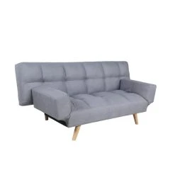 Vente-unique Canapé 3 Places Convertible Clic-clac En Tissu Gris ADENEO -Vente-unique shop canape 3 places convertible clic clac en tissu gris adeneo 13677220 37708576 1140x1140