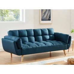 Vente-unique Canapé 3 Places Convertible Clic-clac En Tissu LOELINE - Bleu 11 Vente-unique Canapé 3 Places Convertible Clic-clac En Tissu LOELINE - Bleu -Vente-unique shop canape 3 places convertible clic clac en tissu loeline bleu 9798864 25340908 1140x1140