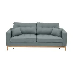 Vente-unique Canapé 3 Places Convertible En Tissu Gris KENZA -Vente-unique shop canape 3 places convertible en tissu gris kenza 13731578 37892512 1140x1140