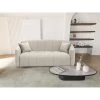 DUNLOPILLO Canapé 3 Places Convertible Express En Tissu Bouclette Crème - Couch... -Vente-unique shop canape 3 places convertible express en tissu bouclette creme couchage 140 cm matelas dunlopillo 14 cm avec memoire de forme retuna 14070026 39073258 1140x1140