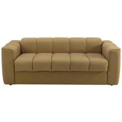 Vente-unique Canapé 3 Places Convertible Express En Tissu Jaune TEHAMA -Vente-unique shop canape 3 places convertible express en tissu jaune tehama 13768276 38045940 1140x1140