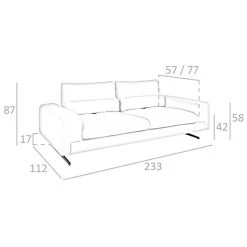 Angel Cerda Canapé 3 Places En Cuir Et Acier Noir 11 Angel Cerda Canapé 3 Places En Cuir Et Acier Noir -Vente-unique shop canape 3 places en cuir et acier noir 14078938 39105280 1140x1140