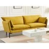 Vente-unique Canapé 3 Places En Tissu Jaune SIENA -Vente-unique shop canape 3 places en tissu jaune siena 13805074 38190082 1140x1140