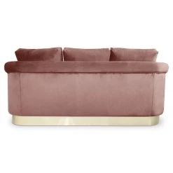 MENZZO Canapé 3 Places Kenpark Velours Rose -Vente-unique shop canape 3 places kenpark velours rose 8107275 20646193 1140x1140