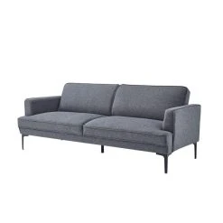 BUT Canapé 3 Places OHIO Convertible Tissu Gris -Vente-unique shop canape 3 places ohio convertible tissu gris 11857744 31354492 1140x1140