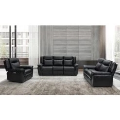 Vente-unique Canapé 3 Places Relax électrique En Cuir Avec Tablette KENNETH - Noi... 8 Vente-unique Canapé 3 Places Relax électrique En Cuir Avec Tablette KENNETH - Noi... -Vente-unique shop canape 3 places relax electrique en cuir avec tablette kenneth noir 8238635 20994235 1140x1140