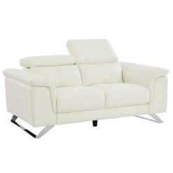 Vente-unique Canapé 3 Places Relax électrique Et 2 Places En Cuir De Vachette Bla... -Vente-unique shop canape 3 places relax electrique et 2 places en cuir de vachette blanc breyt ii 14082990 39127068 1140x1140