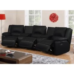 Vente-unique Canapé 3 Places Relax En Cuir AROMA - Noir -Vente-unique shop canape 3 places relax en cuir aroma noir 8239763 20999511 1140x1140