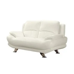 Vente-unique Canapé 2 Places En Simili MUSKO - Ivoire -Vente-unique shop canape 321849