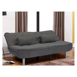 Vente-unique Canapé Convertible Clic-clac MISHAN En Tissu - Gris 10 Vente-unique Canapé Convertible Clic-clac MISHAN En Tissu - Gris -Vente-unique shop canape 324269