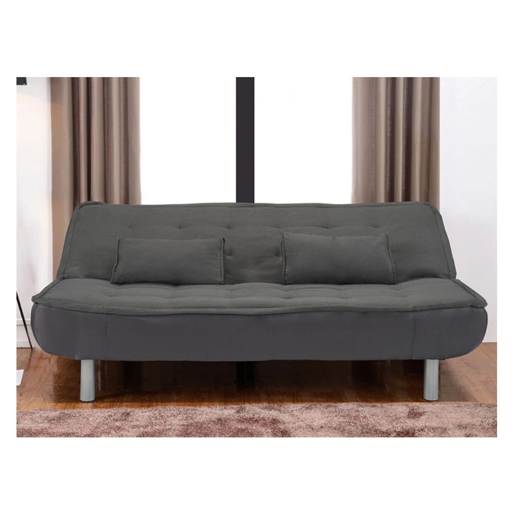 Vente-unique Canapé Convertible Clic-clac MISHAN En Tissu - Gris 5 Vente-unique Canapé Convertible Clic-clac MISHAN En Tissu - Gris – Image 3