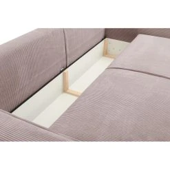 PASCAL MORABITO Canapé 3 Places Convertible En Velours Côtelé Rose AMELIA 11 PASCAL MORABITO Canapé 3 Places Convertible En Velours Côtelé Rose AMELIA -Vente-unique shop canape amelia 11959850 31710454 1140x1140