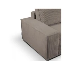 Vente-unique Canapé D'angle Convertible En Velours Côtelé Marron AMELIA - Angle ... -Vente-unique shop canape amelia 11959874 31710566 1140x1140