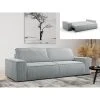 Vente-unique Canapé 3 Places Convertible En Velours Côtelé Gris Clair AMELIA -Vente-unique shop canape amelia 12558486 33602126 1140x1140