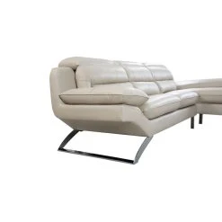 La Maison Du Canapé Canapé D'angle Gauche En Cuir PRIMA - Droit - Beige -Vente-unique shop canape angle cuir beige