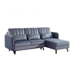 Baita Canapé Angle IDAHO Velours Gris Angle Convertible -Vente-unique shop canape angle idaho velours gris angle convertible 11568580 30357398 1140x1140