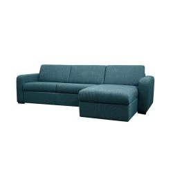 Vente-unique Canapé D'angle Droit Convertible Express En Tissu Bleu BEVIS -Vente-unique shop canape bevis 12150924 32275658 1140x1140