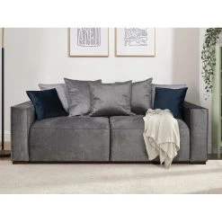 DUNLOPILLO Canapé 3 Places Convertible Express En Tissu Gris - Couchage 140 Cm -... 8 DUNLOPILLO Canapé 3 Places Convertible Express En Tissu Gris - Couchage 140 Cm -... -Vente-unique shop canape camilo 12638690 33955314 1140x1140