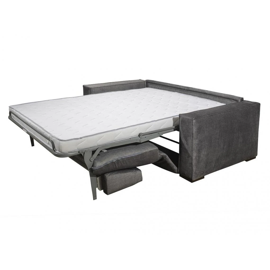DUNLOPILLO Canapé 3 Places Convertible Express En Tissu Gris - Couchage 140 Cm -... 5 DUNLOPILLO Canapé 3 Places Convertible Express En Tissu Gris - Couchage 140 Cm -... – Image 3