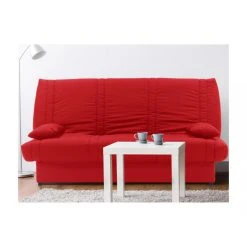 Vente-unique Canapé Convertible Clic-clac 100% Coton Avec Coffre De Rangement FARW... -Vente-unique shop canape clic clac 100 coton avec coffre de rangement farwest ii rouge 10328546 26692748 1140x1140