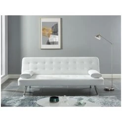 Vente-unique Canapé Convertible Clic-clac En Simili MICHELLE II - Blanc -Vente-unique shop canape clic clac en simili michelle ii blanc 9173585 23951961 1140x1140