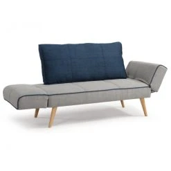 Vente-unique Canapé Convertible Clic-clac En Tissu EBATY II - Gris Et Bleu -Vente-unique shop canape clic clac en tissu ebaty ii gris et bleu 8242439 21009957 1140x1140