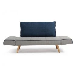 Vente-unique Canapé Convertible Clic-clac En Tissu EBATY II - Gris Et Bleu -Vente-unique shop canape clic clac en tissu ebaty ii gris et bleu 8242439 21009959 1140x1140