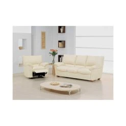 Meubles Europeens Canapé Blanc écru