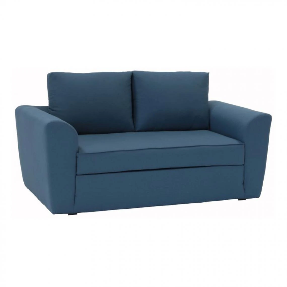 BUT Canapé Convertible 2 Places TWILL Tissu Bleu Tonnerre 3 BUT Canapé Convertible 2 Places TWILL Tissu Bleu Tonnerre