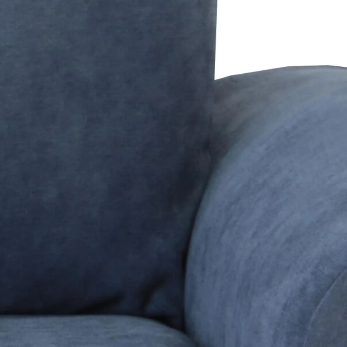 BUT Canapé Convertible 2 Places TWILL Tissu Soro Bleu 5 BUT Canapé Convertible 2 Places TWILL Tissu Soro Bleu – Image 3